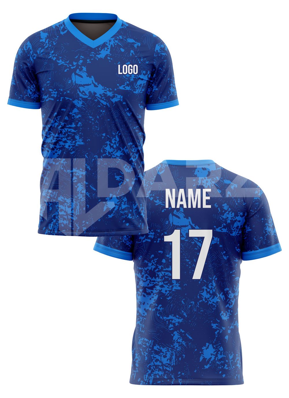 Custom E-Sports Jersey – Azure Wave Edition | Al Darz Custom Wear UAE ESA-2