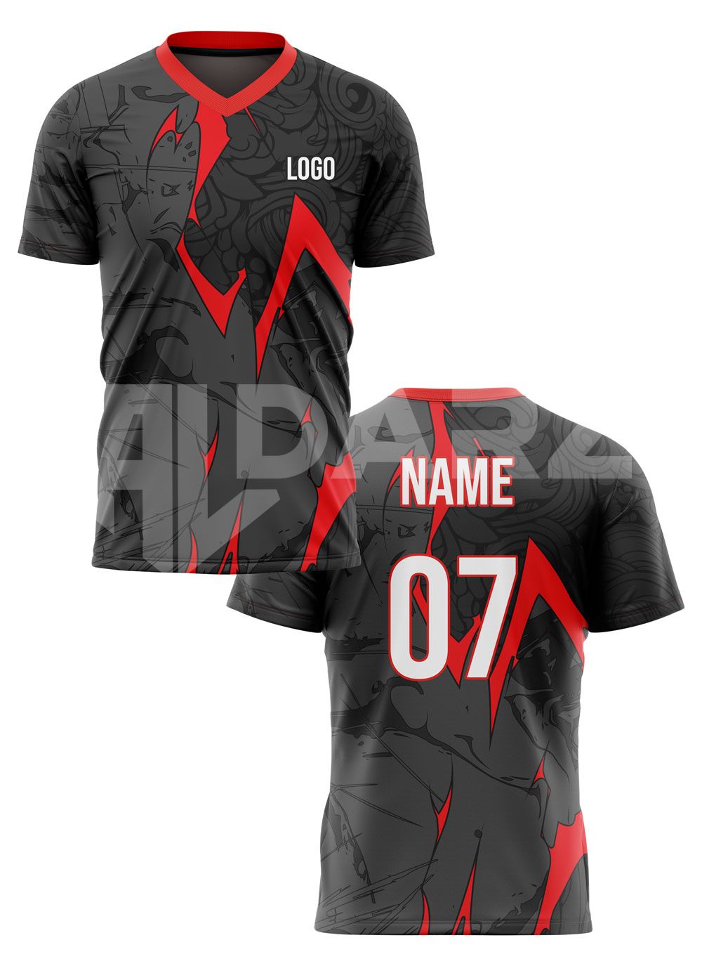 Custom E-Sports Jersey - Thunderstrike Edition | Al Darz Custom Wear ESA-4