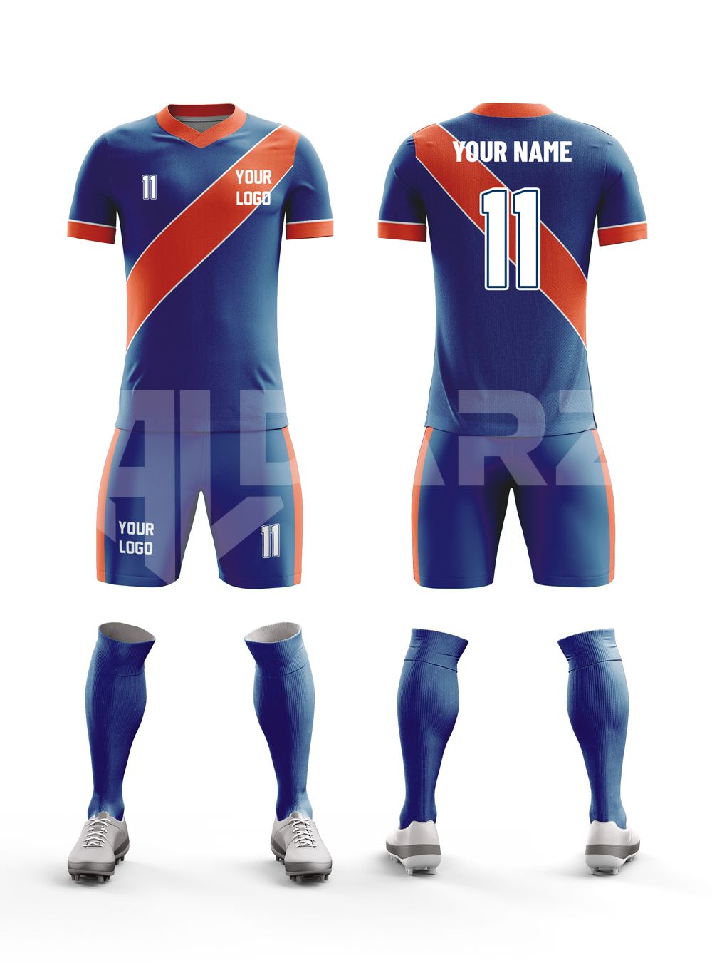 Custom Soccer Uniform – Emerald Strike Edition | Al Darz Custom Wear SCA-2