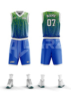 Custom Basketball Jersey – Aqua Surge Edition | Al Darz Custom Wear UAE BKB-3