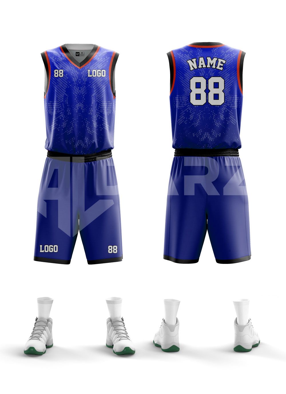 Custom Basketball Jersey – Royal Drive Edition | Al Darz Custom Wear UAE BKB-4
