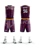 Custom Basketball Jersey – Wave Motion Edition | Al Darz Custom Wear UAE BKB-5