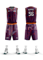 Custom Basketball Jersey – Wave Motion Edition | Al Darz Custom Wear UAE BKB-5