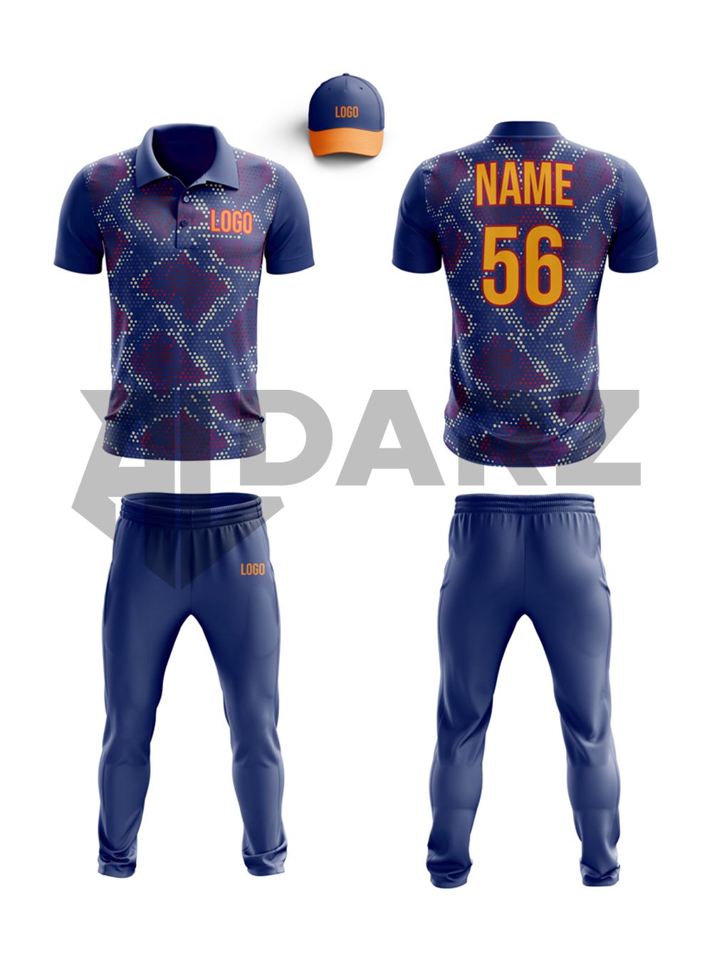 Custom Cricket Uniform Kit – Royal Pulse Edition CRA-3