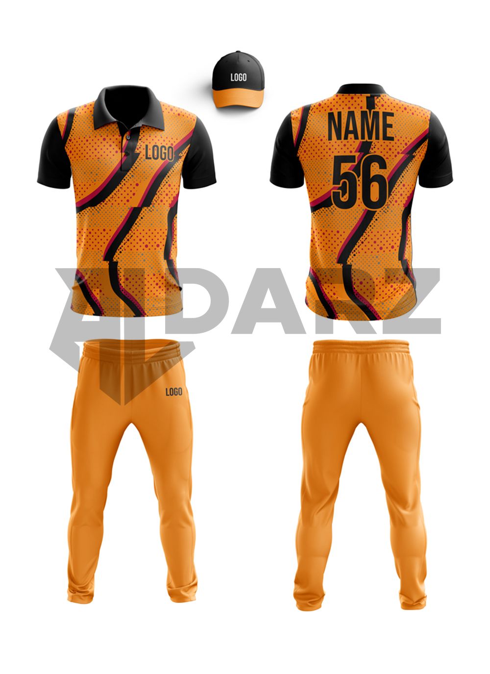 Custom Cricket Kit – Thunderstrike Yellow Edition CRA-5