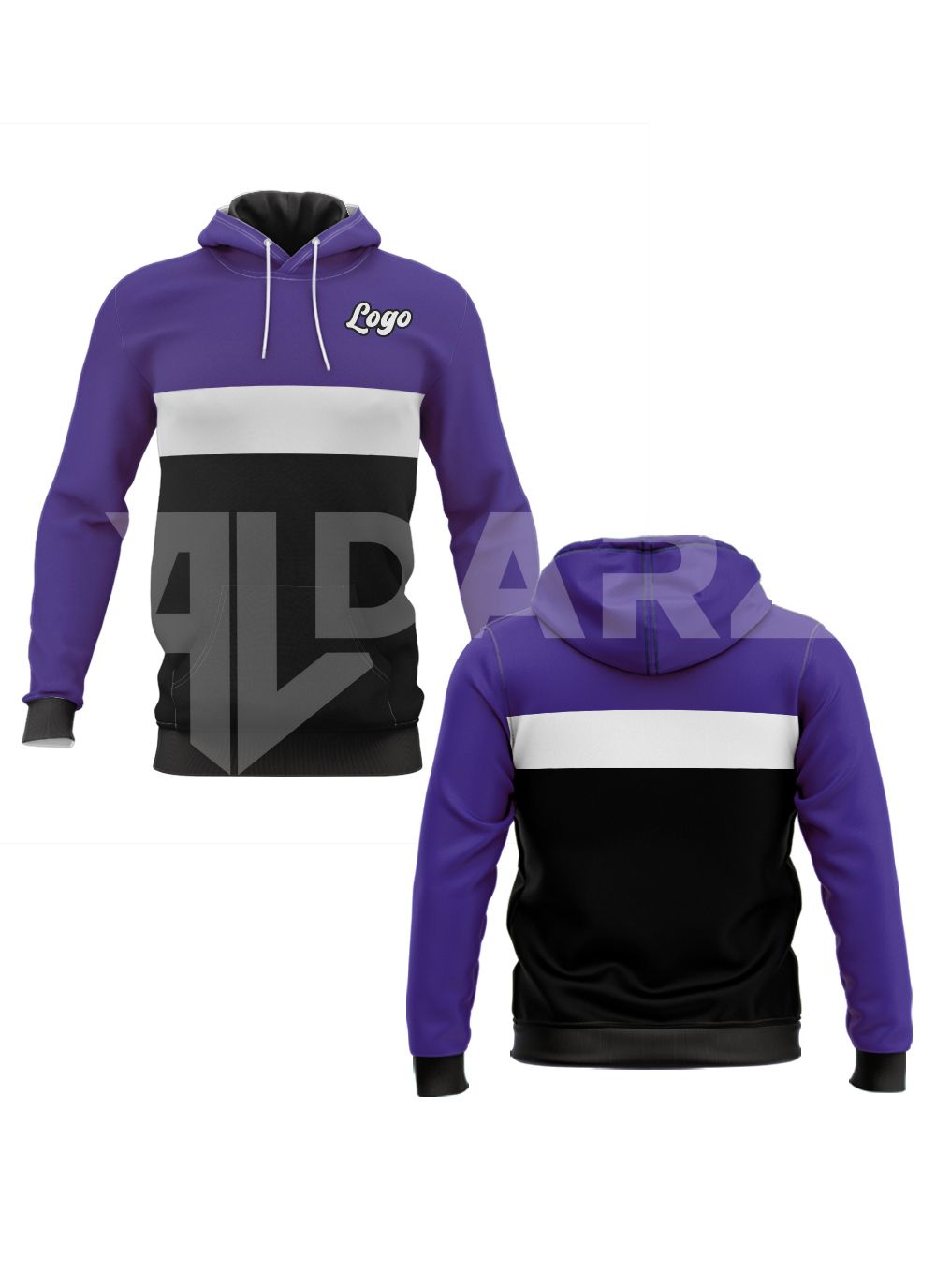 Custom Color block Performance Hoodie HDA-2