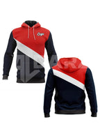 Custom Diagonal Stripe Athletic Hoodie HDA-3