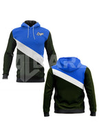 Custom Diagonal Stripe Athletic Hoodie HDA-3