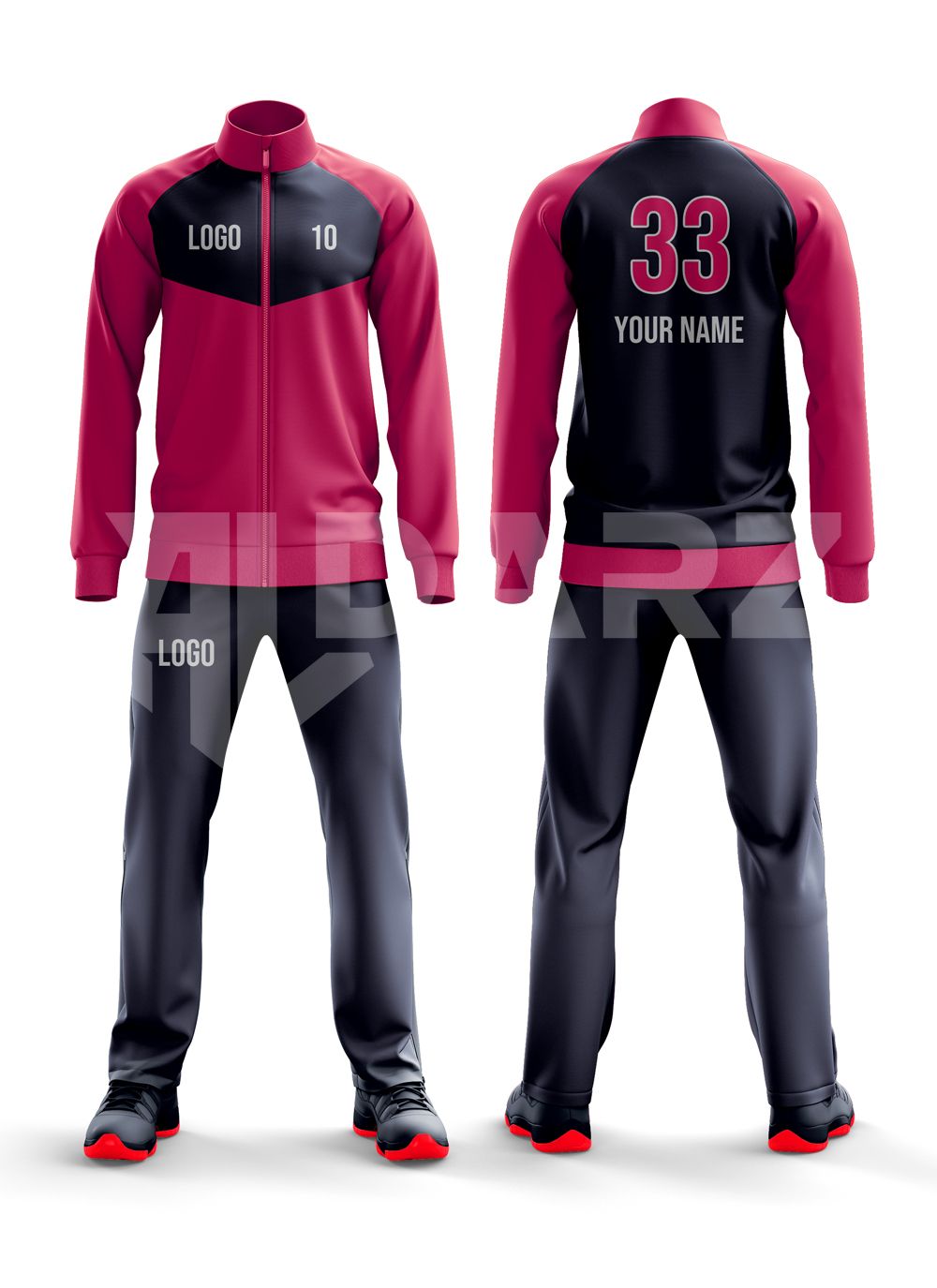 Custom Team Warmup Tracksuit - Shadow Elite Edition TWS-1